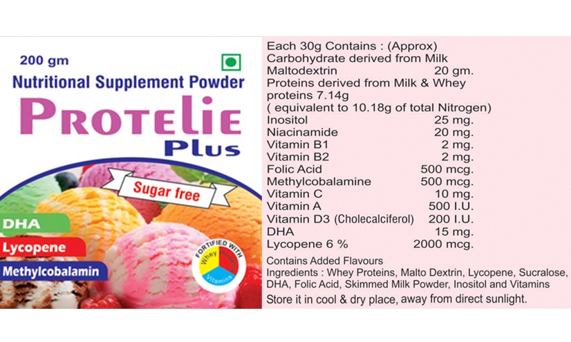 Protelie Plus (Sugar Free Whey Protein Powder)